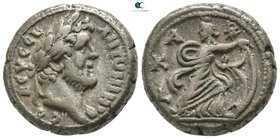 Egypt. Alexandria. Antoninus Pius AD 138-161. Dated RY 21=AD 157-158. Billon-Tetradrachm