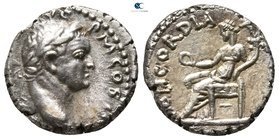 Vespasian AD 69-79. Struck AD 72-73. Antioch. Denarius AR
