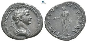 Trajan AD 98-117. Struck AD 114-117. Rome. Denarius AR