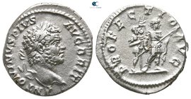 Caracalla AD 198-217. Struck AD 210-213. Rome. Denarius AR