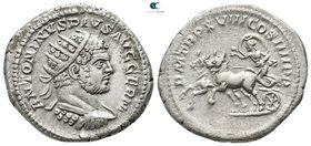 Caracalla AD 198-217. Struck AD 215. Rome. Antoninianus AR