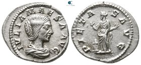 Julia Maesa AD 218-224. Struck AD 218-220. Rome. Denarius AR