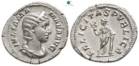 Julia Mamaea AD 225-235. Rome. Denarius AR