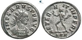 Carus AD 282-283. Rome. Antoninianus Æ silvered