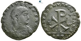 Decentius as Caesar AD 350-353. Struck AD 351-353. Arles. Double Maiorina Æ