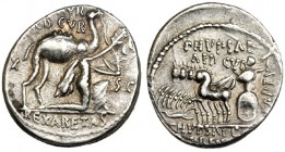 AEMILIA. Denario. Roma (58 a.C.). FFC-123. SB-8a. MBC+.