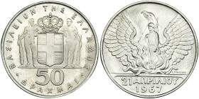 GRECIA. 50 dracmas. 1967. KM-93. SC.