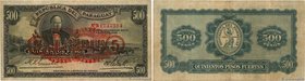 Country : PARAGUAY 
Face Value : 5 Guaranies sur 500 Pesos Fuertes 
Date : (1943) 
Period/Province/Bank : Banco de la Republica 
Catalogue reference :...