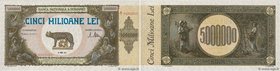 Country : ROMANIA 
Face Value : 5000000 Lei 
Date : 25 juin 1947 
Period/Province/Bank : Banca Nationala a Romaniei 
Catalogue reference : P.61a 
Alph...