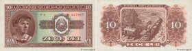 Country : ROMANIA 
Face Value : 10 Lei 
Date : 1952 
Period/Province/Bank : Banca Republicii Populare Romane, Banca de Stat 
Catalogue reference : P.8...