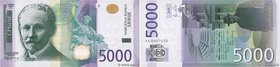 Country : SERBIA 
Face Value : 5000 Dinara 
Date : 2010 
Period/Province/Bank : Narodna Banka Srbije 
Catalogue reference : P.53 
Alphabet - signature...