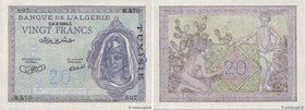 Country : TUNISIA 
Face Value : 20 Francs 
Date : 09 février 1944 
Period/Province/Bank : Banque de l'Algérie 
Catalogue reference : P.17 
Additional ...