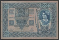 Austria 1000 Kronen 1902 
P# 8a; № 27861; AUNC-