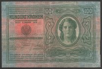 Austria 100 Kronen 1912 
P# 12; № 1789-50908