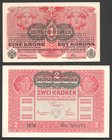 Austria 1 & 2 Kronen 1919 
P# 49-50