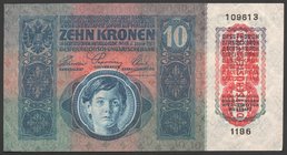 Austria 10 Kronen 1919 
P# 51; № 1186-109613