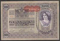 Austria 10000 Kronen 1919 
P# 65; № 1267-21980