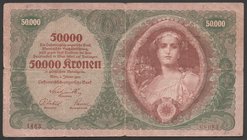 Austria 50000 Kronen 1922 
P# 80; № 1463-68053