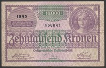 Austria 10000 Kronen 1924 
P# 85; № 1045-556641