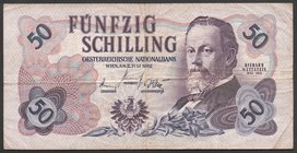 Austria 50 Shilling 1962 
P# 137; № CC302389