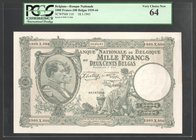 Belgium 1000 Francs 1943 PCGS VCN64
P# 110; № 45197086
