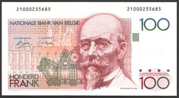 Belgium 100 Francs 1978 - 1981
P# 140a; № 21000235685; UNC