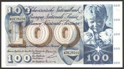 Switzerland 100 Francs 1963 
P# 49e; № 40K26216