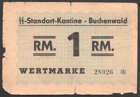 Germany 1 Reichsmark 1937 - 1945 Buchenwald Concentration Camp
№ 28926; SS-Standort-Kantine Buchenwald