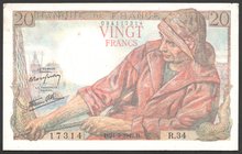 XF Greece P 128-5,000,000 Drachmai 1944
