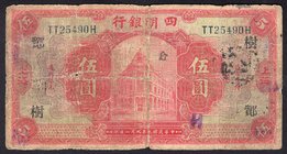 China - Shanghai 5 Dollars 1920 
P# 541a; VG