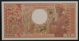 Central African Republic 500 Francs 1981 UNC
P# 9; № Y.7 69196