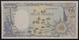 Chad 1000 Francs 1992 UNC
P# 10a; № K.12 798315