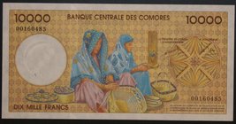 Comoros 10000 Francs 1997 UNC
P# 14; № 00160485
