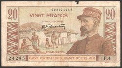 French Equatorial Africa 20 Francs 1947 
P# 22; № 008024285