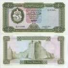 Libya 5 Dinars 1972 ND
P# 36b; UNC