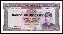 Mozambique 500 Escudos 1976 (ND) 
P# 118a; UNC