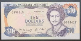 Bermuda 10 Dollars 1993 UNC
P# 42a; № B/1 999419