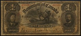 Canada 1 Dollar 1898 Rare
P# 24Aa; № E433130