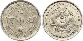 China - Kwangtung 10 Cents 1890 - 1908 (ND)
Y# 200; Silver; XF+