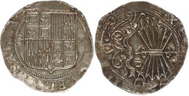 Spain Sevilla 2 Reales 1474 -1504 S (ND)
Silver; Ferdinand - Isabel; Extremely Hard to Find this Coin in Such High Condition! Beautiful Toning!