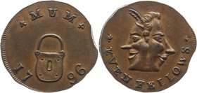 Great Britain 1 Farting 1796 Private Money
Copper 2,5g.