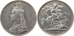 Great Britain 1 Crown 1887 
KM# 765; Silver 28,34g.
