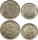Portugal Lot of 2 Coins 1951 Top Condition!
1 Escudo & 50 Centavos 1951; Hard to find in such high condition