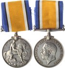 Great Britain Medal "For participation in the war of 1914-1918." 1914 - 1918 RARE
Silver; British military medal "For participation in the war of 191...