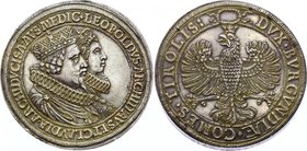 Austria Tyrol 2 Thaler 1635 (ND)
KM# 639; Silver; Leopold V and Claudia Regency
