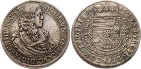 Austria Tyrol 1 Thaler 1665 
KM# 1239.1 (Obverse Legend ...AVST); Silver; Sigismund Franz