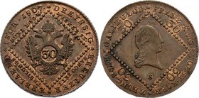 Austria 30 Kreuzer 1807 S - Smolnik
KM# 2149; Nice High Relief Coin; UNC Mint Luster