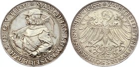 Austria 2 Gulden 1885 A Innsbruck Shooting Festival
Peltzer# 1879; Silver 21.92g 36mm; Innsbruck Shooting Festival; "A" Mark on the Edge
