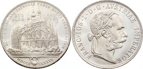 Austria 2 Gulden 1887 (1974) Restrike "Kuttenberg Silver Mine Reopening"
Silver 22.25g 36mm; Franz Joseph I; UNC