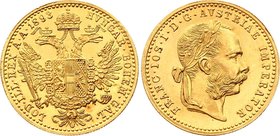 Austria 1 Ducat 1893 
KM# 2267; Gold (.986) 3.49g 20mm; Franz Joseph I; Beautiful Well Preserved Coin